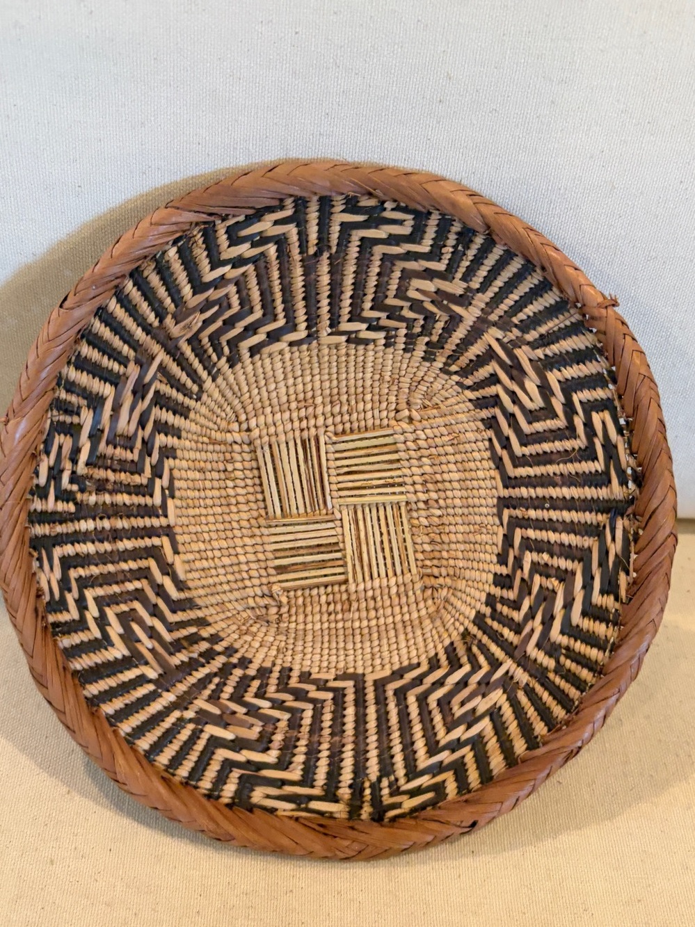 NEW Africa Woven Basket. Made by the Binga people of Zambia/Zimbabwe